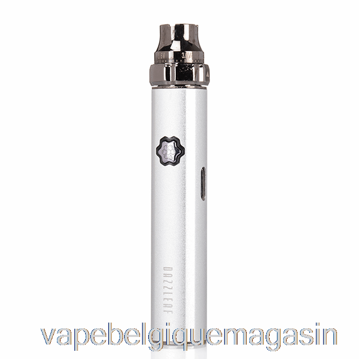 Vape Belgique Dazzleaf Squarii Top Twist 510 Batterie Argent